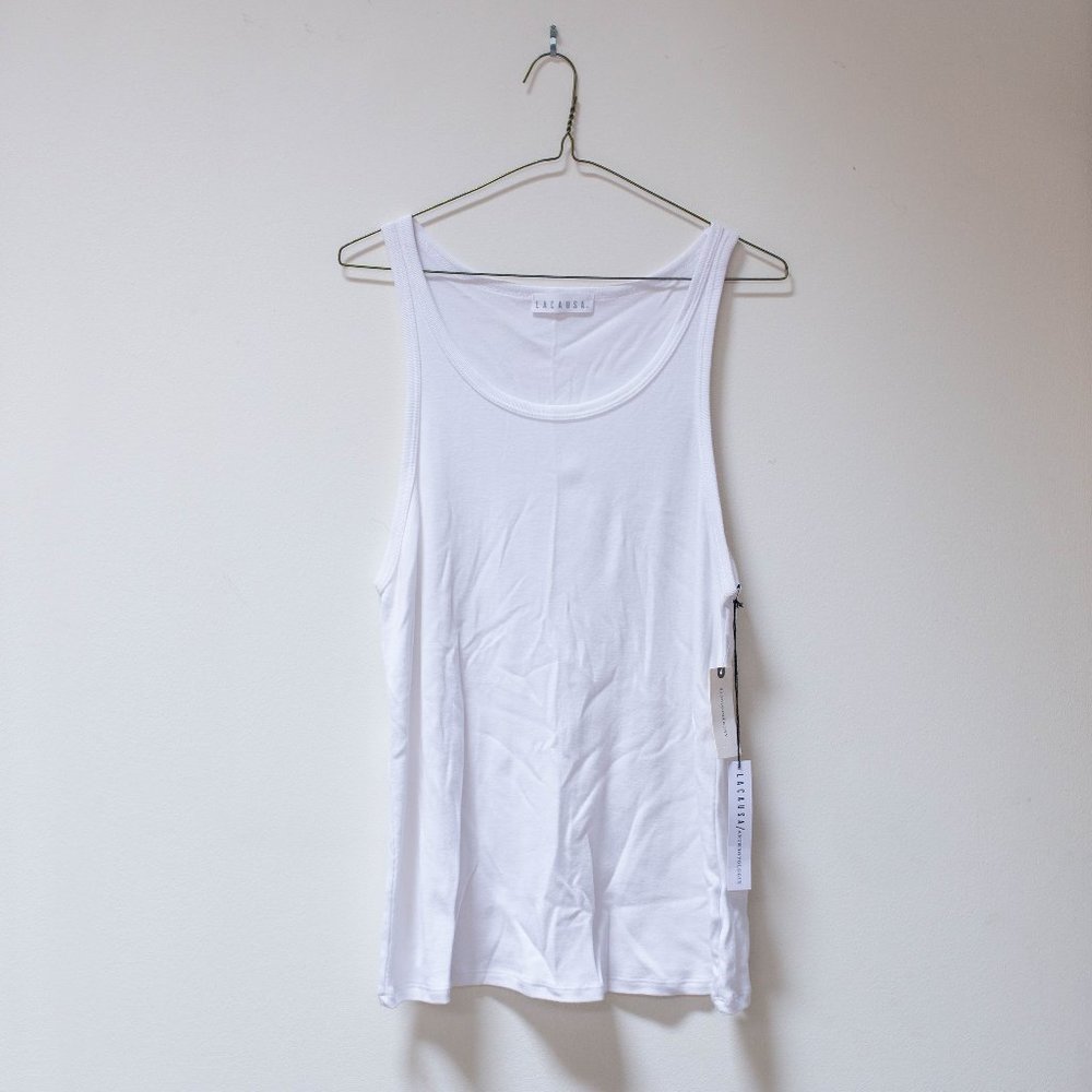 LACAUSA x Anthropologie White Tank